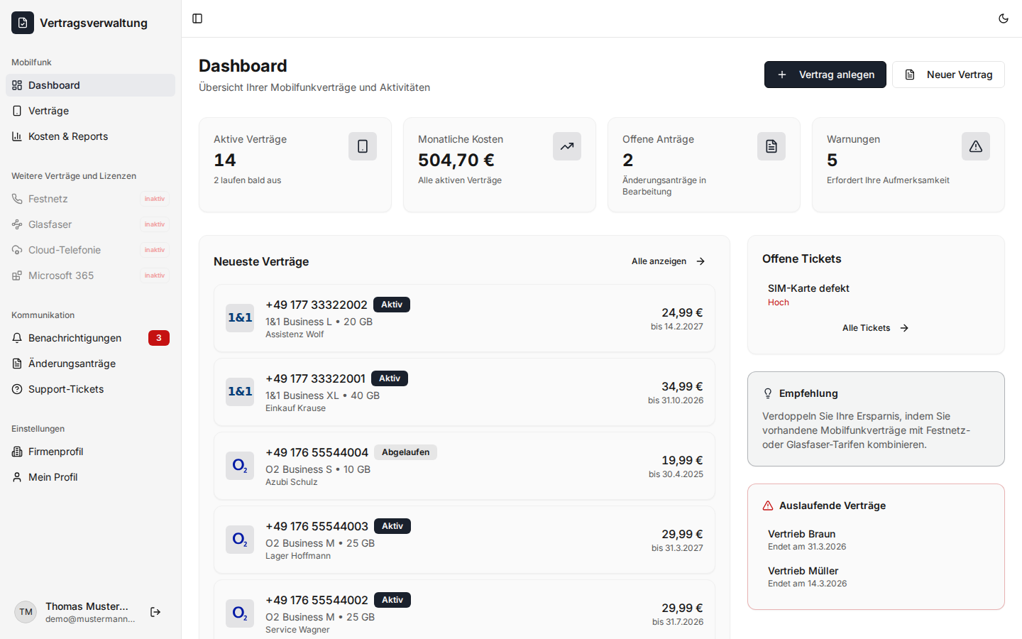 Dashboard